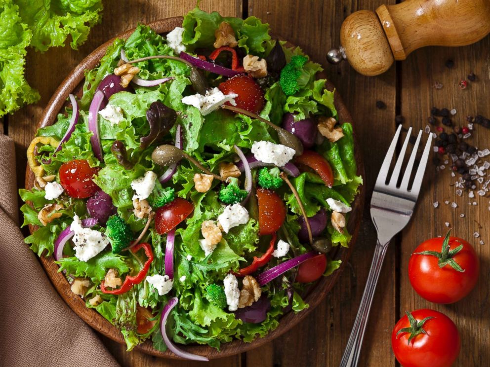 PHOTO: A colorful salad is pictured in this undated stock photo.