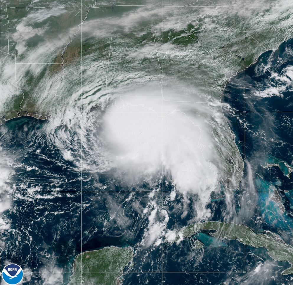 PHOTO: Hurricane Sally satellite map as of Sept. 14, 2020.