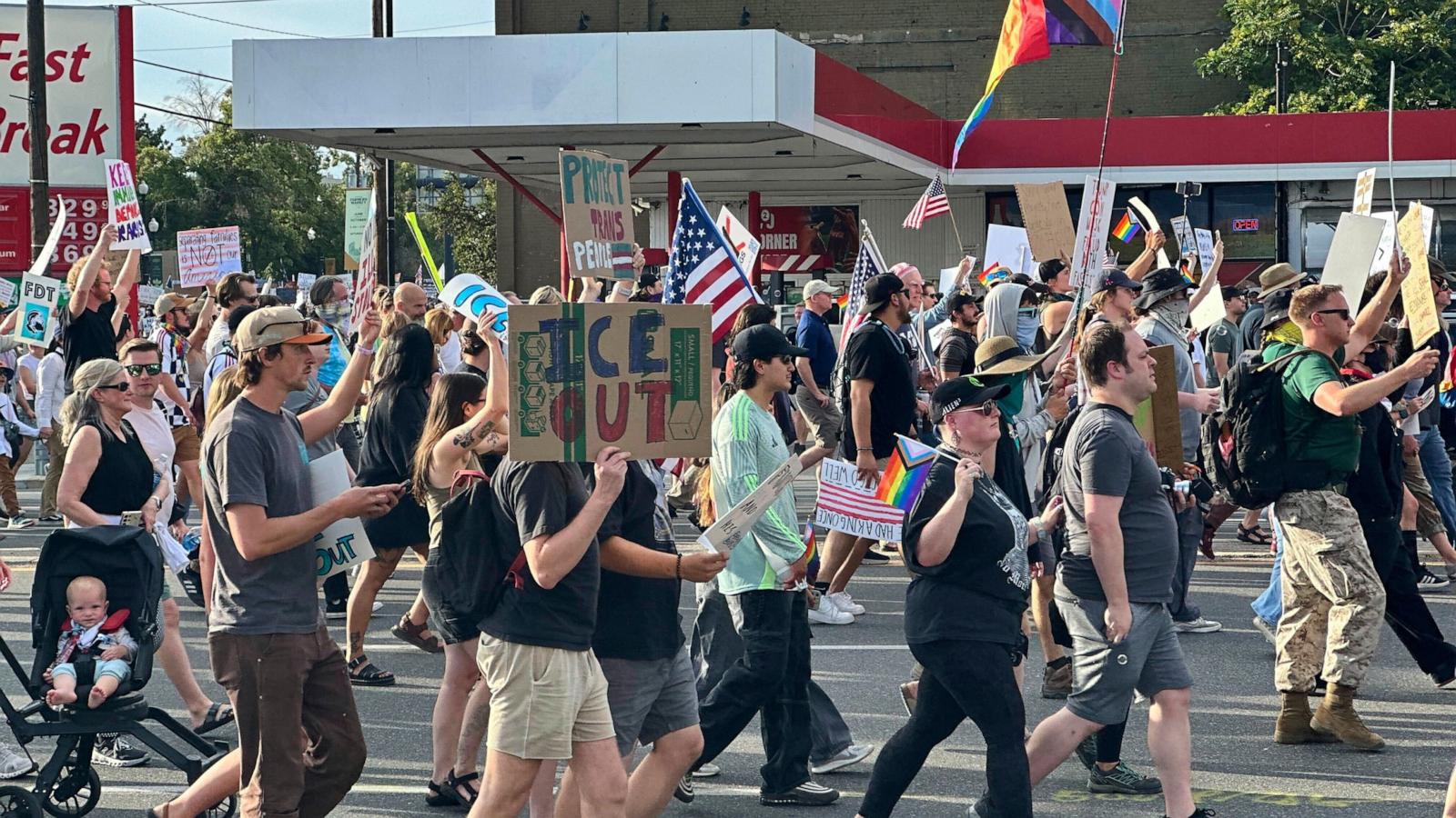 Protests live updates: 1 wounded in shooting 'possibly' connected with Utah protest