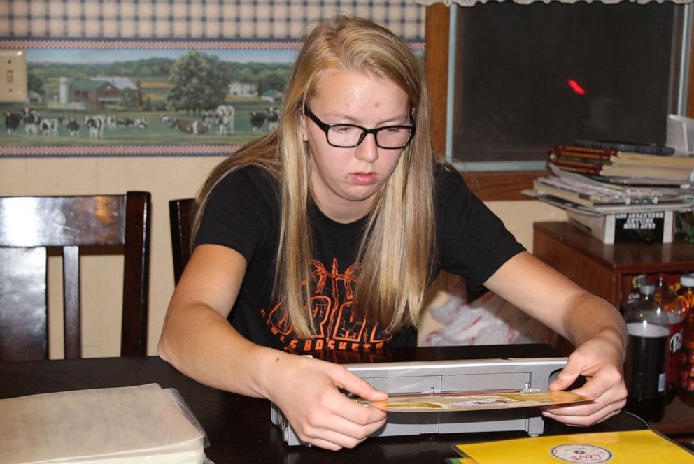 PHOTO: The effort, which she and her stepmother Amanda Noteboom call "Sheldon Look 4 a Book," started in September.