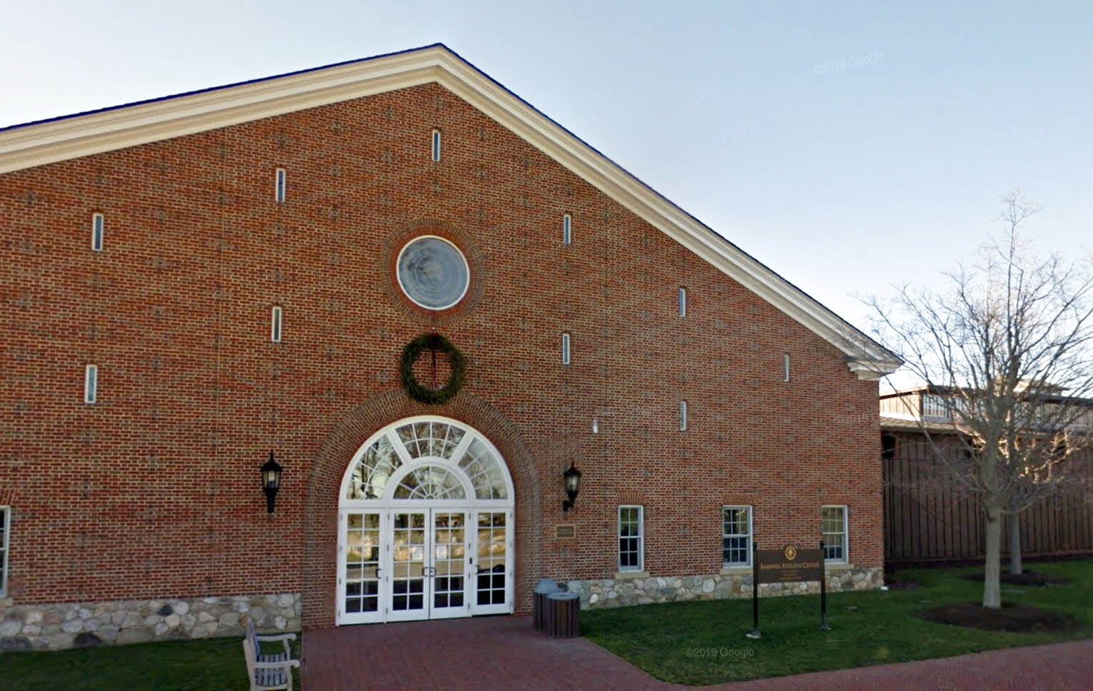 PHOTO: In this screen grab taken from Google Maps Street View, the Sampson Athletic Center at Brunswick School is shown.