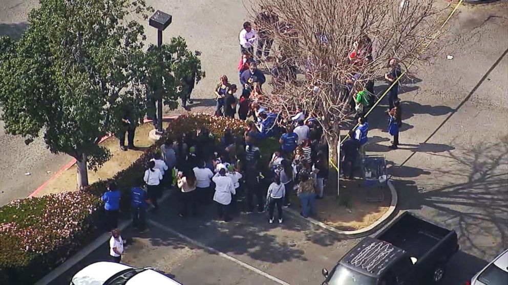 PHOTO: Explosive devices detonated at Sam's Club in Ontario, Calif., April 5, 2018.