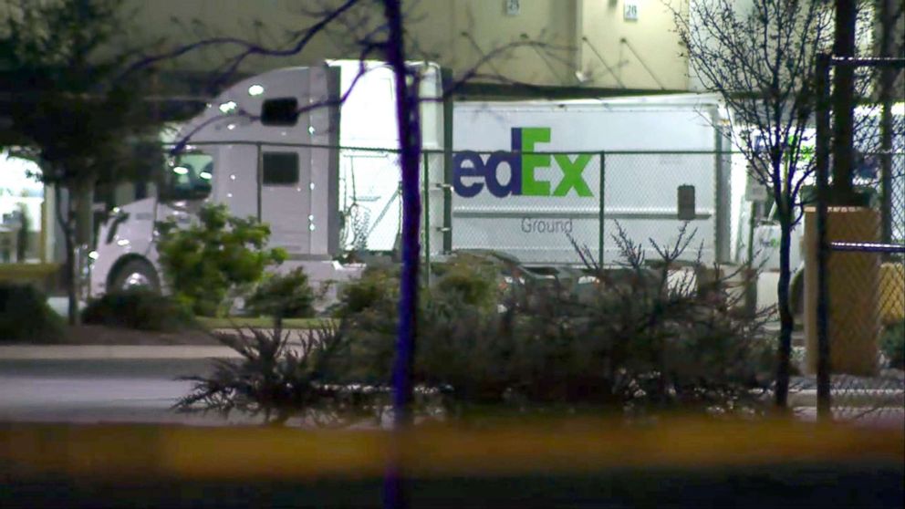 PHOTO: According to Schertz police, an explosion took place at a FedEx distribution facility in Schertz, Texas, just after midnight, March 20, 2018. 