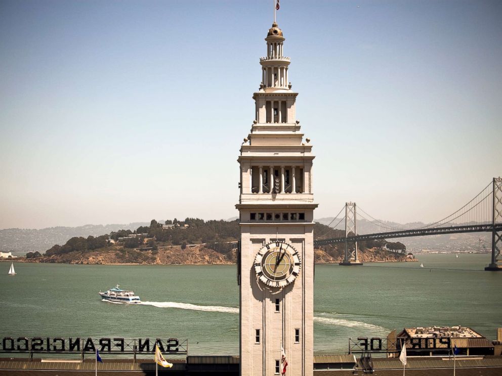 PHOTO: San Franciscos iconic ferry building at the end of Market Street along The Embarcadero.