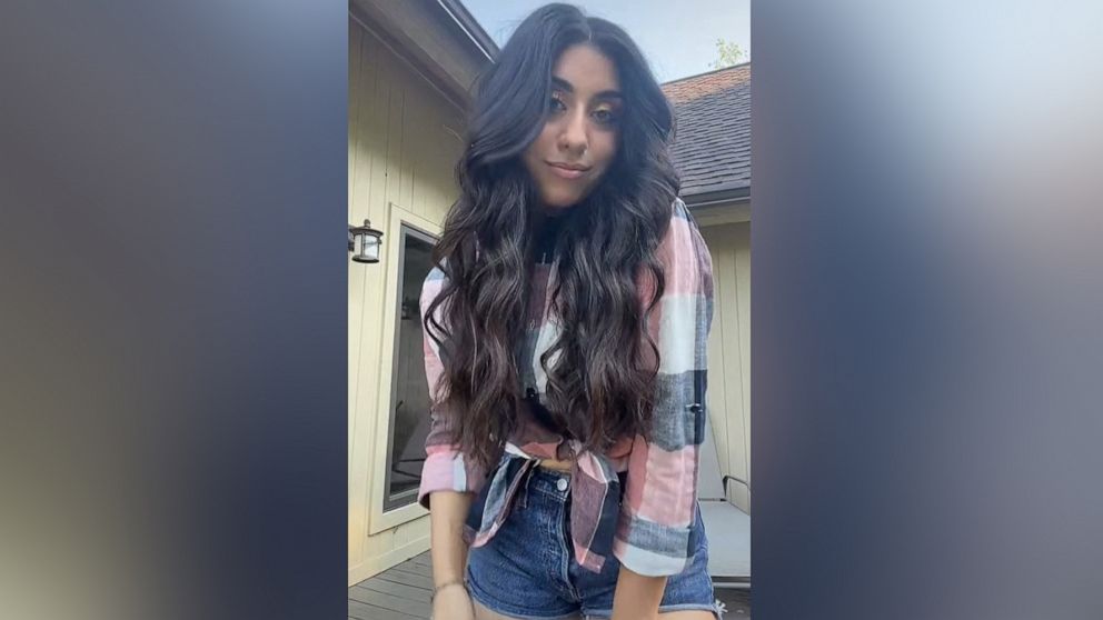 PHOTO: Sania Khan pictured in a TikTok video.