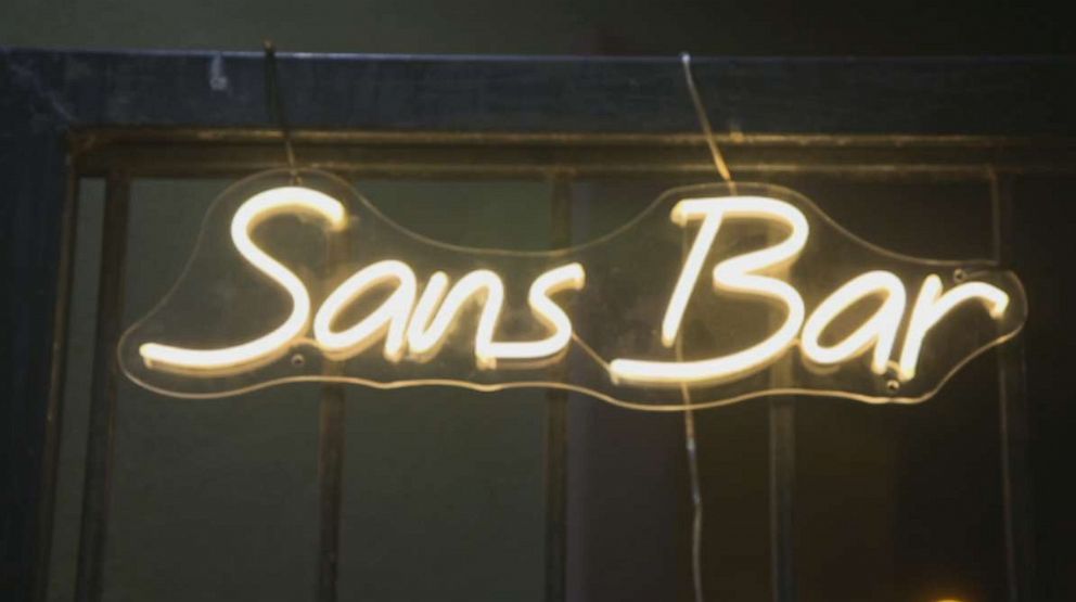 PHOTO: Chris Marshall opened Sans Bar in 2017 as a way to build a community without the influence of alcohol.