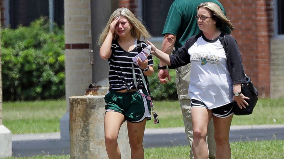 VIDEO: At least 10 people are dead after a student allegedly opened fire at Santa Fe High School in Texas this morning, sending students fleeing for their lives, the governor said.