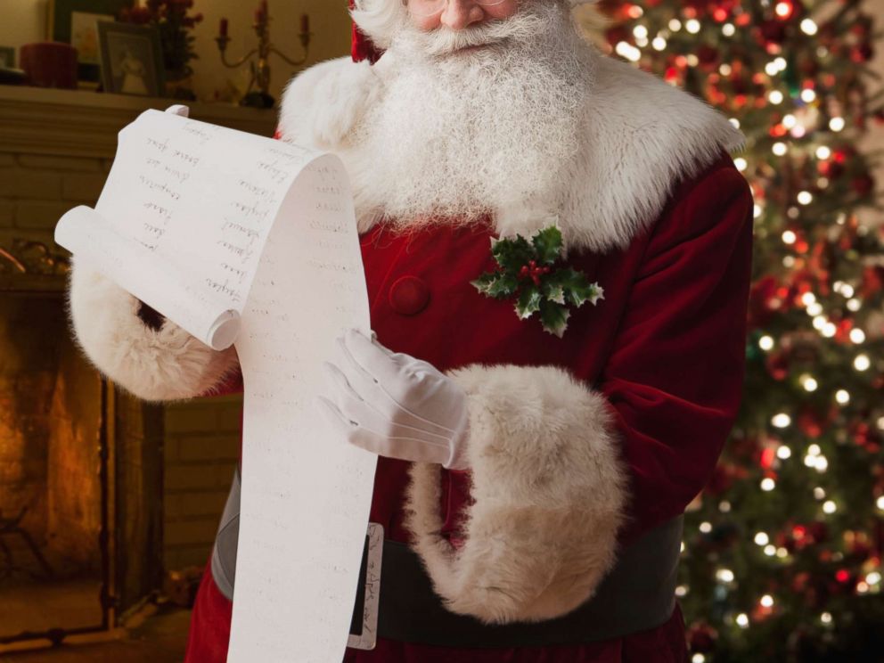 PHOTO: A man dressed as Santa Claus is pictured in an undated stock photo.