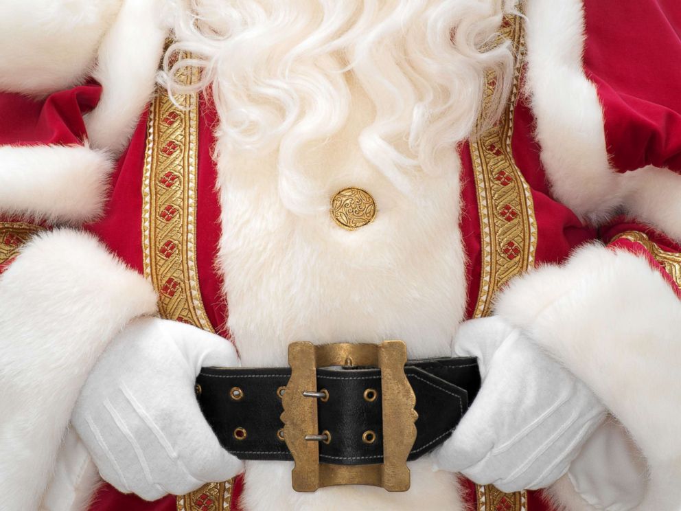 PHOTO: Stock photo of person dressed as Santa Claus.