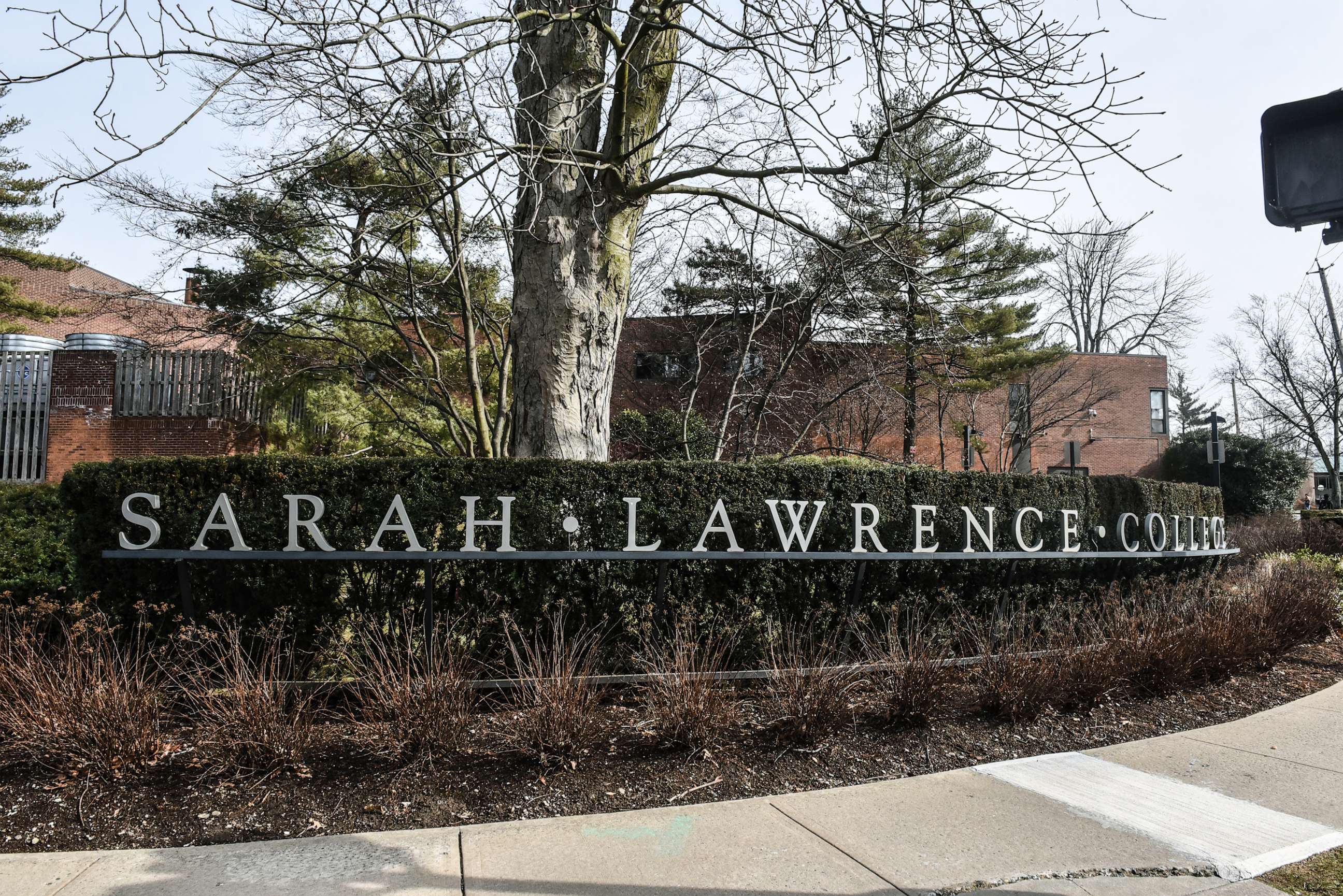 PHOTO: BIn this Feb. 12, 2020, file photo, a view of Sarah Lawrence College is seen in Bronxville, N.Y.
