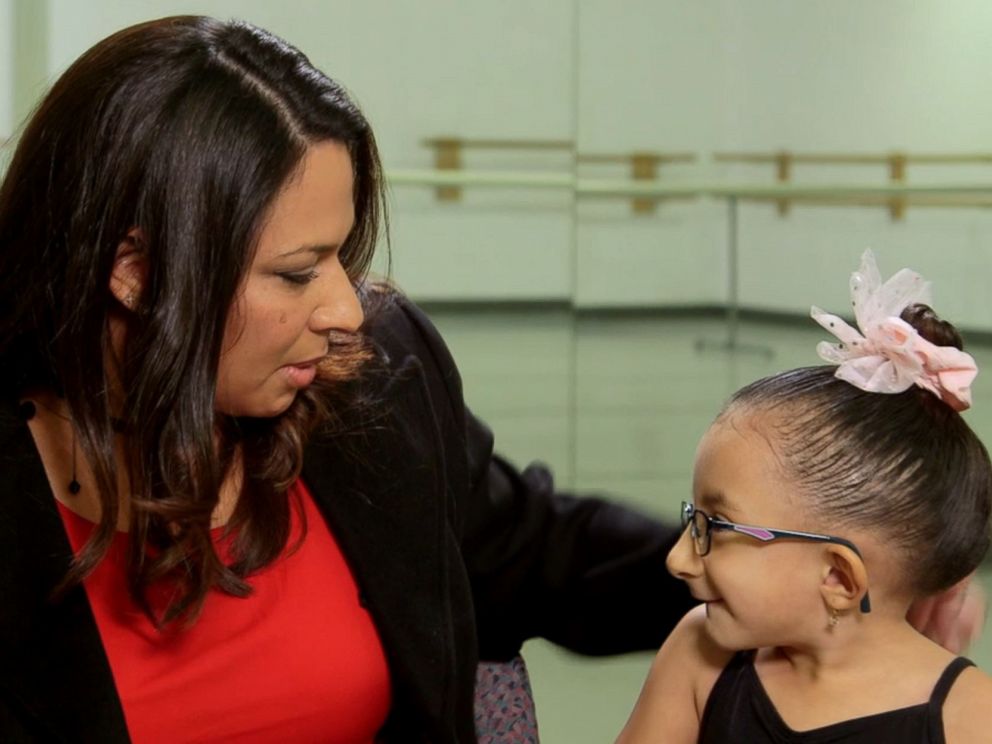PHOTO: Wanda Arce and her daughter, Sarai Arce, 6, participated in the Come Dance With Us workshop. Wanda Arce said the workshop was a great experience for Sarai who has brittle bone disease.