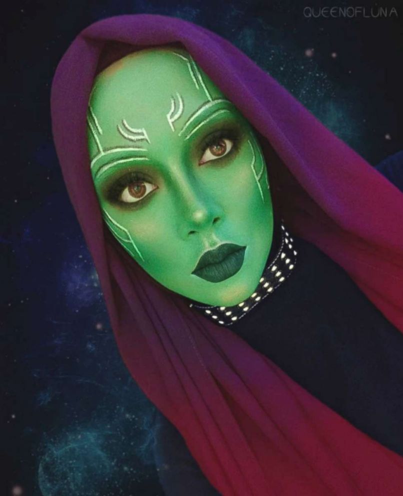 PHOTO: Saraswati as Gamora, one of the most powerful superheroes in the galaxy. 