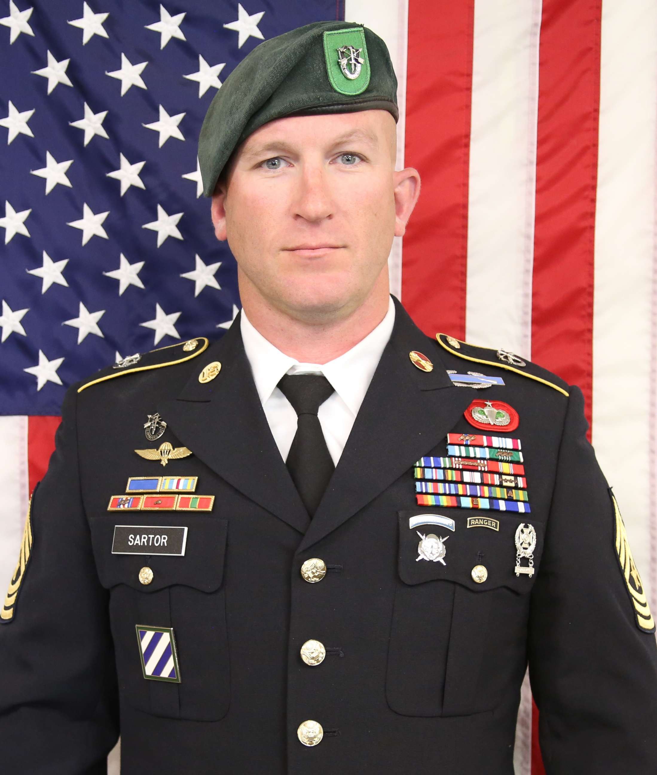 PHOTO: Green Beret Sgt. Maj. James Sartor was killed in Afghanistan, July 13, 2019. 