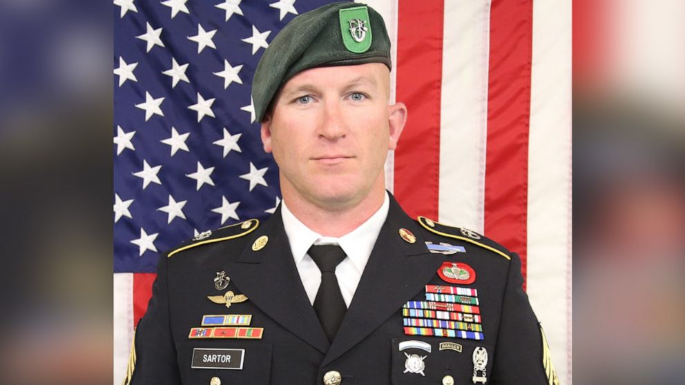 PHOTO: Green Beret Sgt. Maj. James Sartor was killed in Afghanistan, July 13, 2019. 