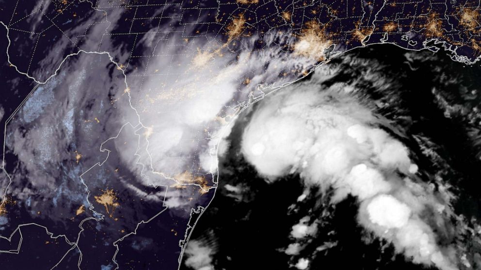 Harold makes landfall in Texas as tropical storm: Latest - ABC7 Los Angeles