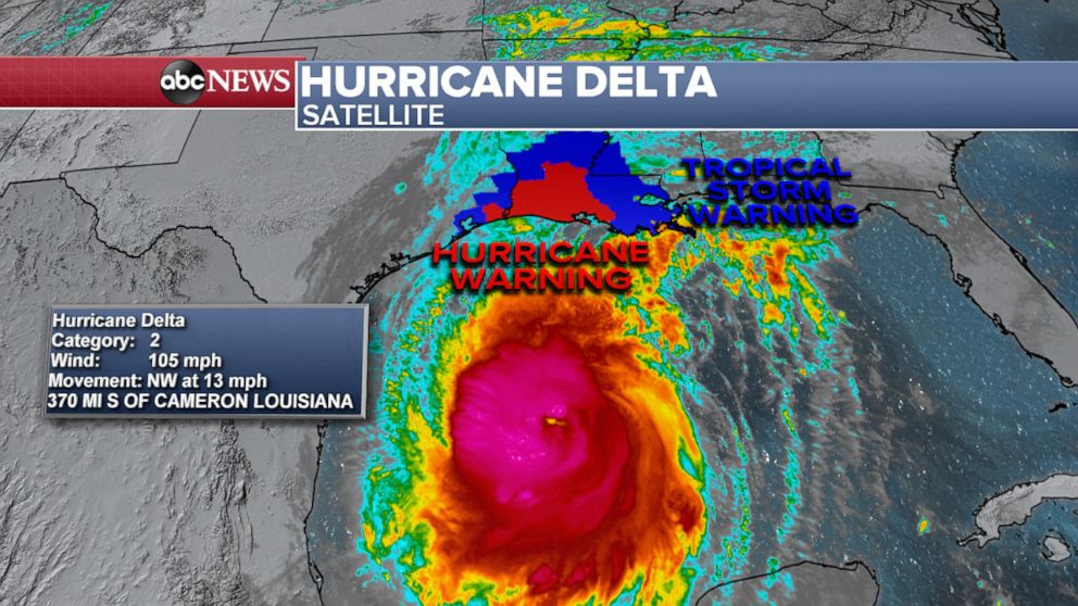Hurricane Delta takes aim on the Gulf Coast, evacuations ordered in Louisiana | GMA