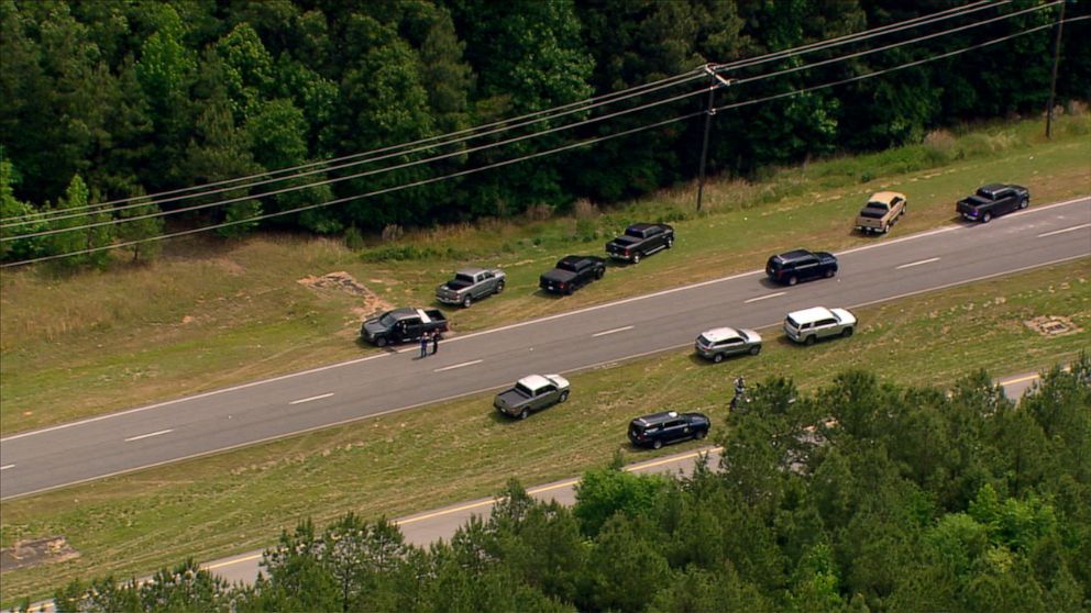 PHOTO: Authorities search for murder suspect Tyler Donnett Terry in South Carolina.