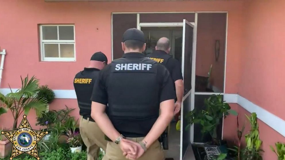 PHOTO:  The Lee County Sheriff's Office shared footage of deputies searching one of the homes of a Florida teen allegedly involved in a plot to commit a mass shooting.