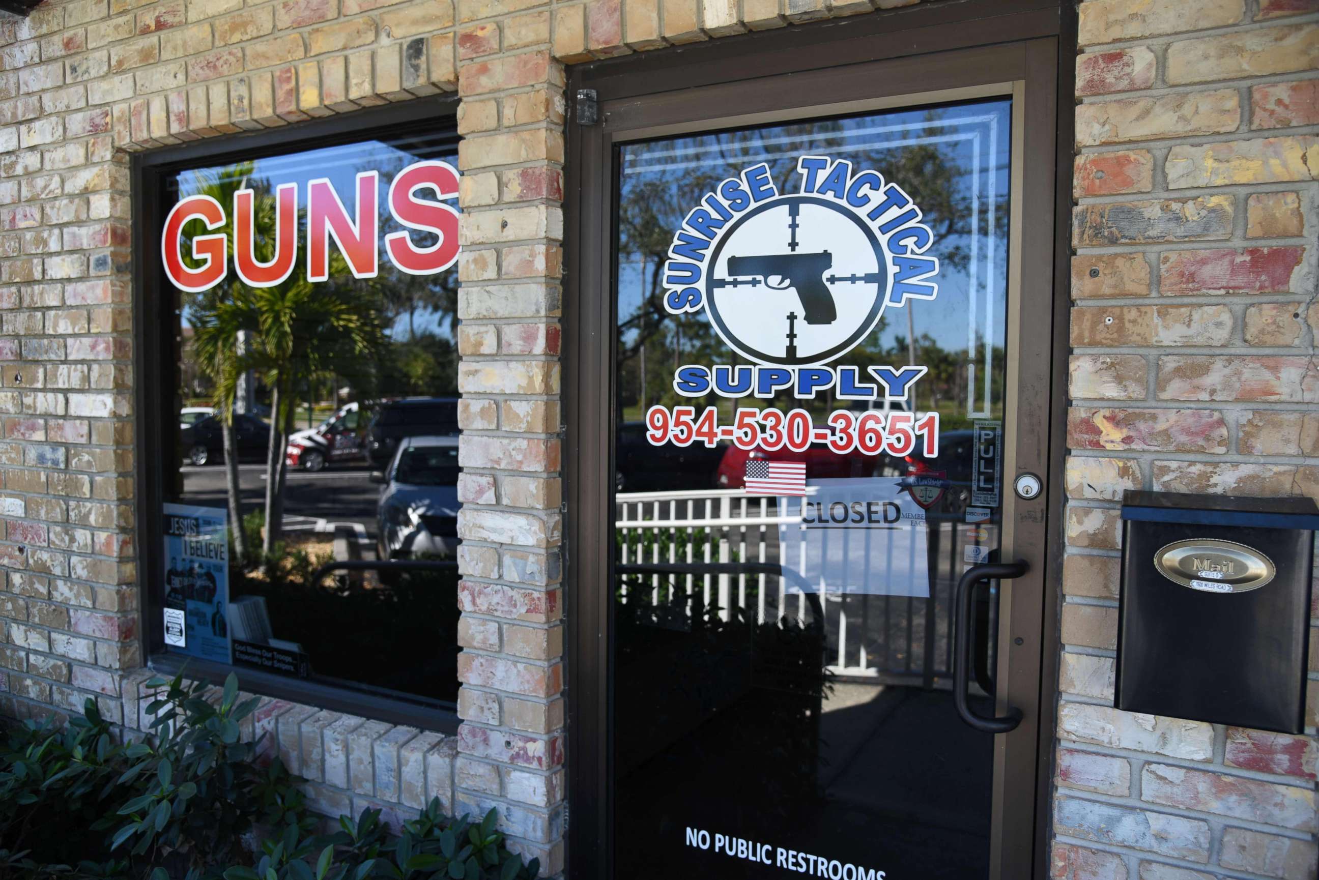 PHOTO: Outside view of Sunrise Tactical Supply store in Coral Springs, Fla. on Feb. 16, 2018 where accused school shooter Nikolas Cruz bought an AR-15.