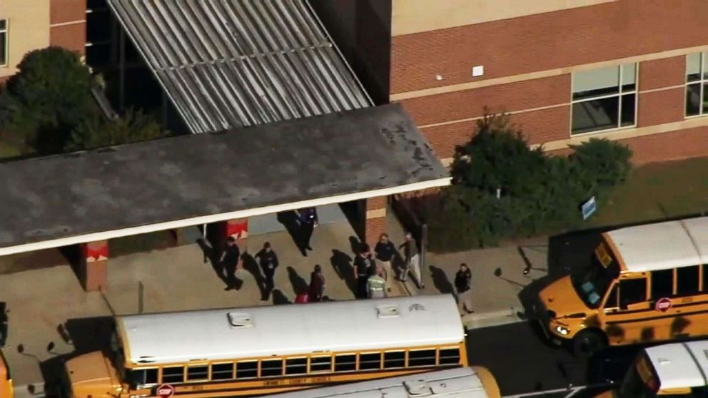 PHOTO: A student stabbed his teacher in an eighth-grade language arts classroom at Trickum Middle School in Georgia, Oct. 22, 2018.