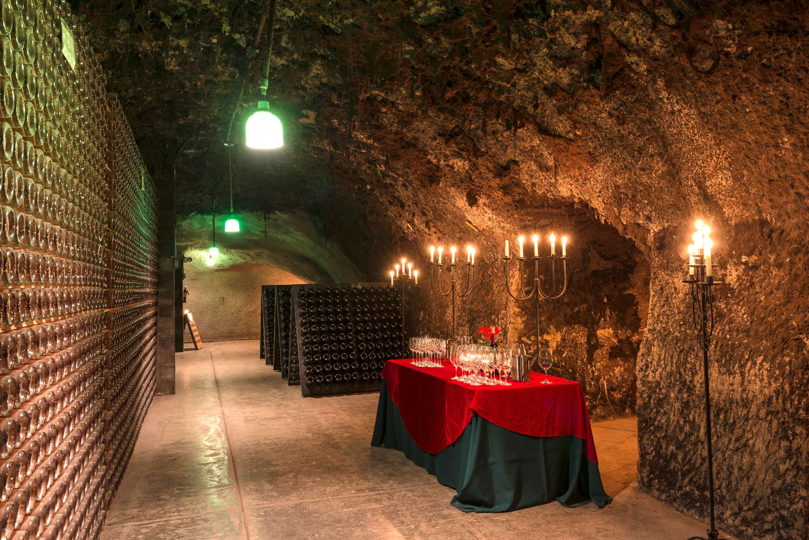 PHOTO: One of the wine-cellar caves at the Schramsberg Vineyard winery in California Napa Valley, Dec. 31, 2012.