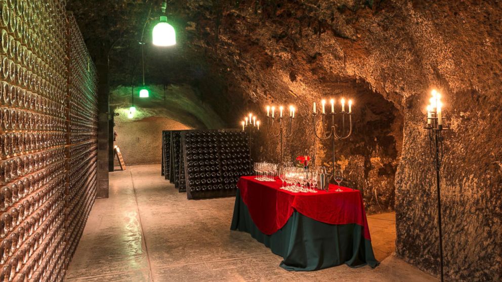 PHOTO: One of the wine-cellar caves at the Schramsberg Vineyard winery in California Napa Valley, Dec. 31, 2012.