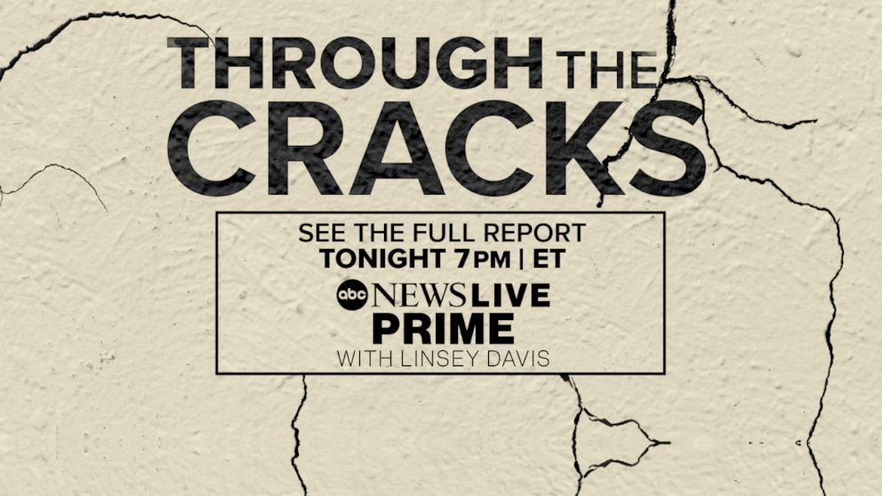 PHOTO: ABC News' Senior Correspondent Rachel Scott's ongoing series 'Through the Cracks' airs monthly on ABC News Live.