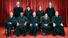PHOTO: Justices of the U.S. Supreme Court pose for their official photo at the Supreme Court in Washington, D.C., Nov. 30, 2018.