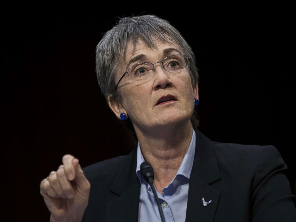 PHOTO: Heather Wilson, Secretary of the U.S. Air Force, testifies during a Senate Judiciary Committee hearing concerning firearm accessory regulation and enforcing federal and state reporting to the NICS, Dec. 6, 2017 in Washington.
