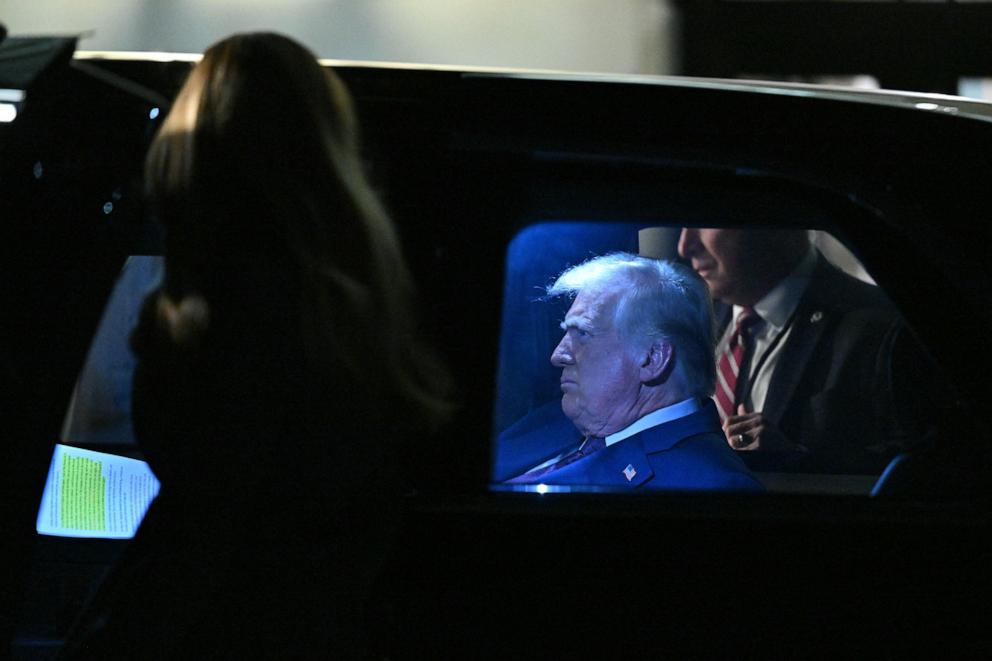 PHOTO: President Donald Trump departs the White House en route to the Capitol to deliver his Joint Address to Congress in Washington, Mar. 4, 2025.