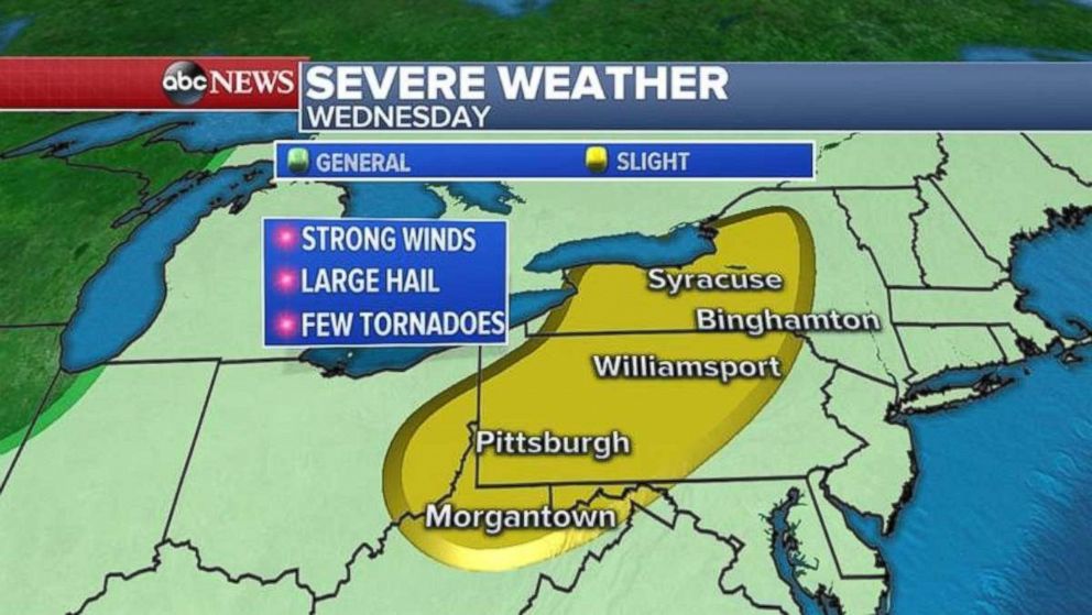 Wildfires explode in Southwest; severe weather possible in Northeast ...