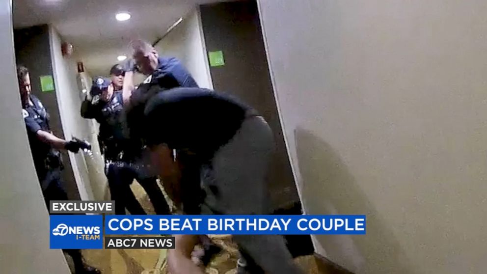 PHOTO: Marissa Santa Cruz and Paea Tukuafu have sued the city of San Jose, Calif., after they say cops beat them at a hotel on Paea's 22nd birthday in May 2019.