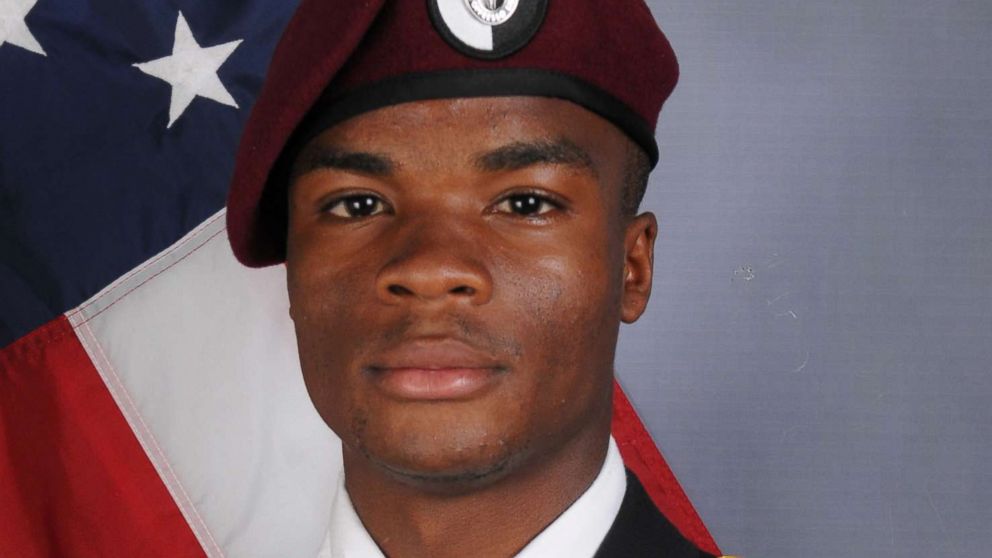 Sgt. La David Johnson, 25, died from wounds sustained during enemy contact. He was assigned to 3rd Special Forces Group (Airborne) on Fort Bragg.