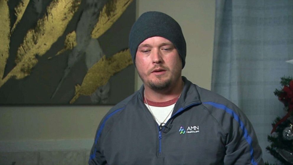 PHOTO: Shane Carey, the fiance of missing Heidi Broussard and father of missing 3-week-old Margot Carey, speaks with ABC News.