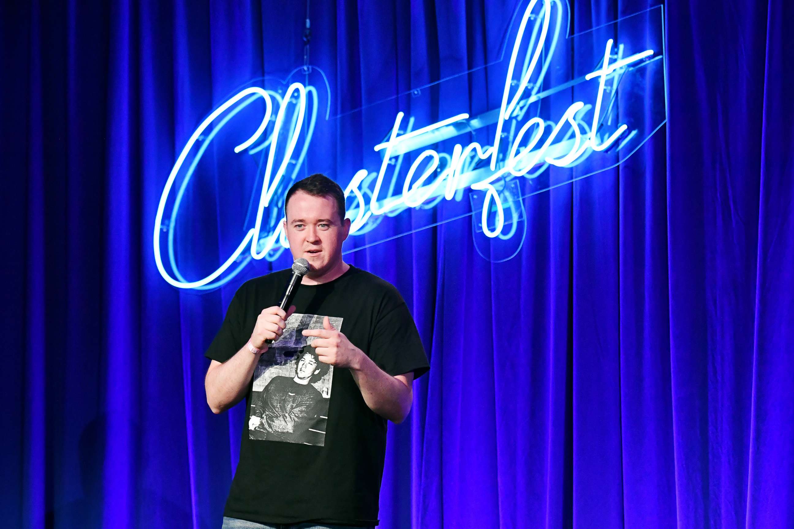 PHOTO: Shane Gillis performs onstage at the 2019 Clusterfest, June 21, 2019, in San Francisco.