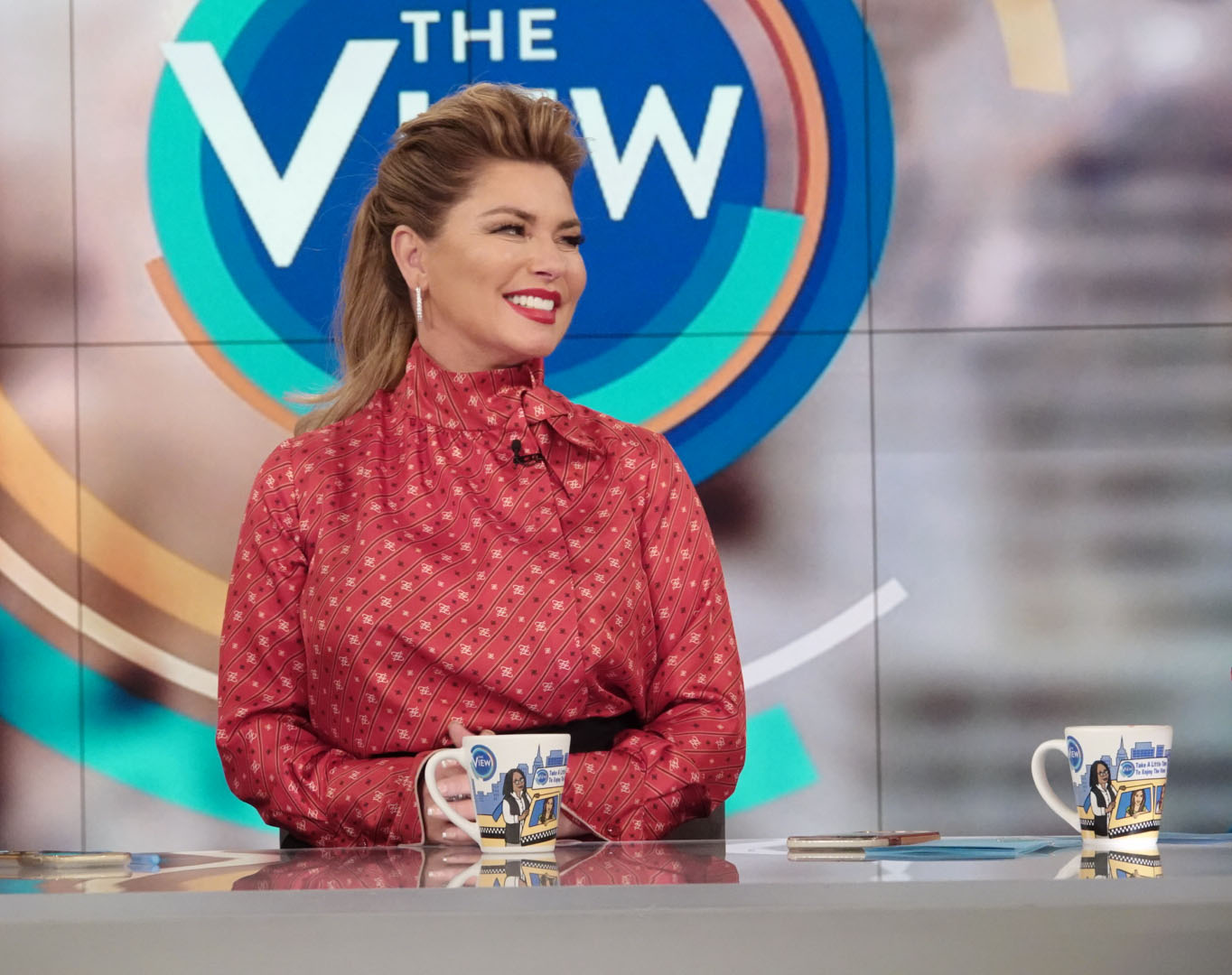 PHOTO: Shania Twain discusses her Las Vegas residency and new film "I Still Believe" on "The View," Feb. 7, 2020.