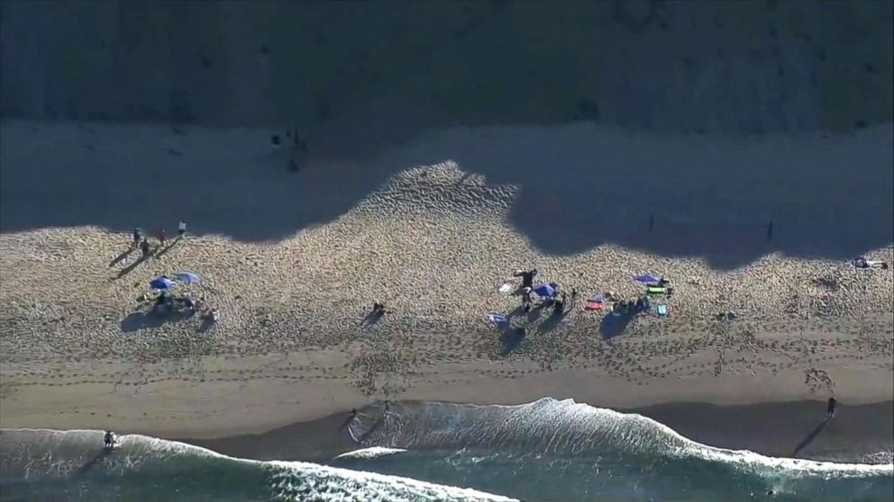 PHOTO: Authorities are investigating a possible shark attack at Longnook Beach in Truro, Massachusetts, on the Cape Cod coast. 