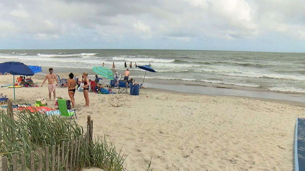 PHOTO: A 19-year-old surfer suffered from a suspected shark bite off Ocean Isle Beach in North Carolina.