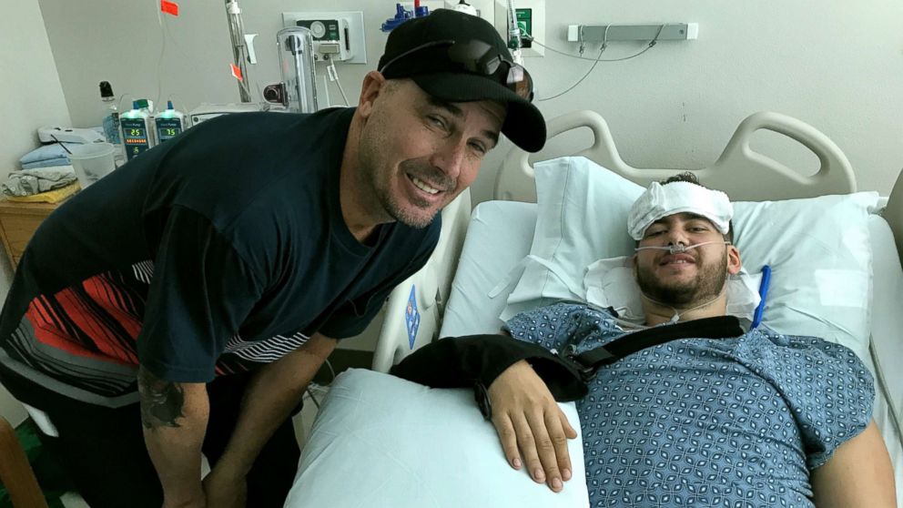 Las Vegas shooting victim reunites with 'angel' who brought him to ...