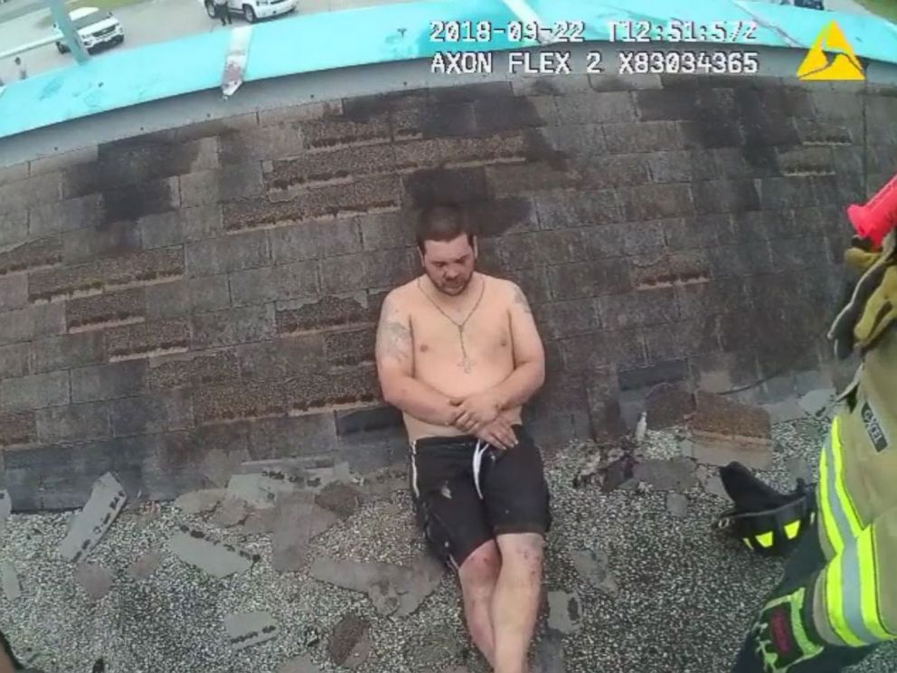 PHOTO: When a sheriffs deputy asked a burglary suspect why he was on the roof, the suspect responded, I needed water.