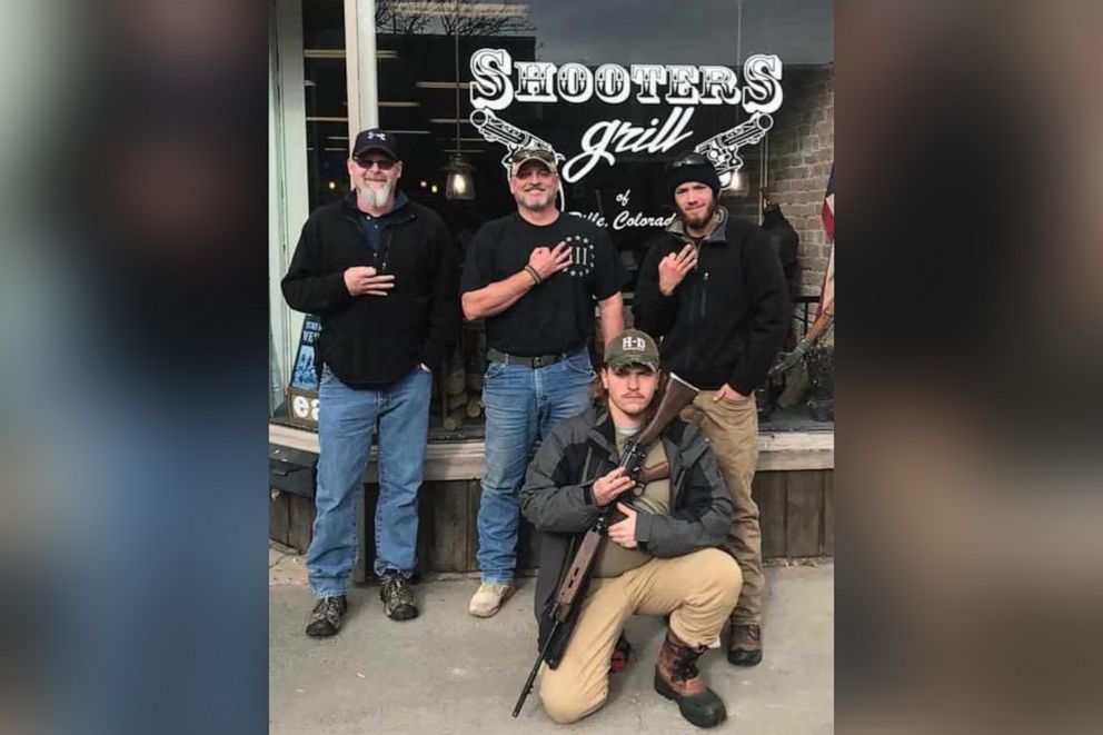 PHOTO: The Daily Beast reported that U.S. Capitol riot suspect Robert Gieswein posted this photo on his Facebook page showing him in front of Rep. Lauren Boebert's Rifle, Colo., restaurant. Boebert said she does not know Gieswein.
