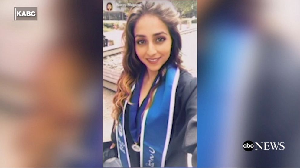 PHOTO: Nancy Magana, a 24-year-old middle school teacher in San Bernardino, California, was shot to death early Saturday while sitting in a park with her boyfriend and 5-year-old son.