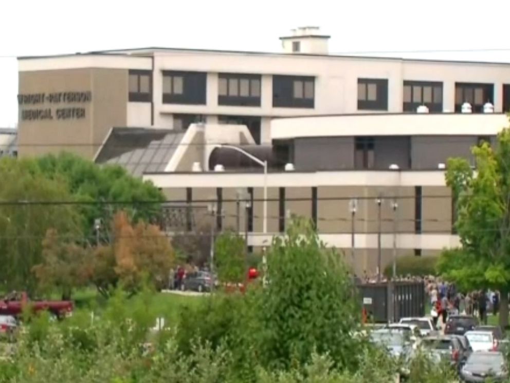 PHOTO: Authorities issued a shelter-in-place order at Wright-Patterson Air Force Base near Dayton, Ohio, Aug. 2, 2018, after getting reports of an active shooter at the bases hospital.