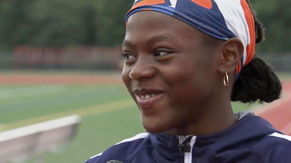 PHOTO: Sianni Wynn completed the 400-meter dash in 58.7 seconds, shattering a 24-year-old national age group record.