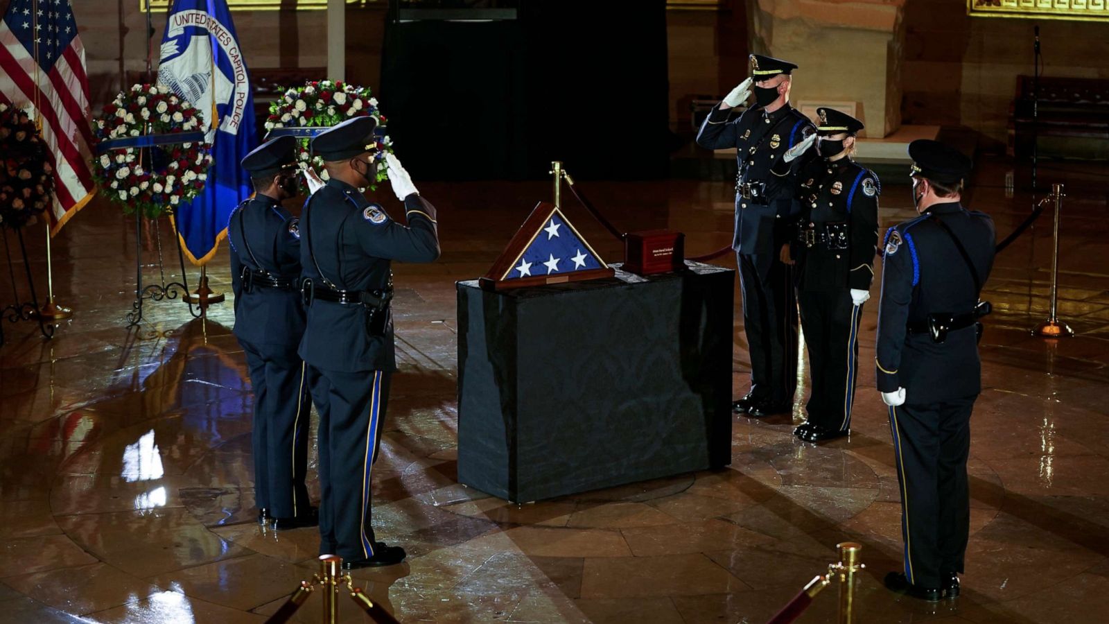 Congress pays tribute to fallen Capitol Police officer Brian Sicknick - ABC  News