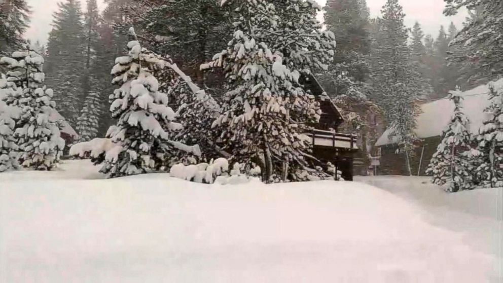 PHOTO: Snow fell in the highest elevations of the Sierra Nevada over the course of 10 days.