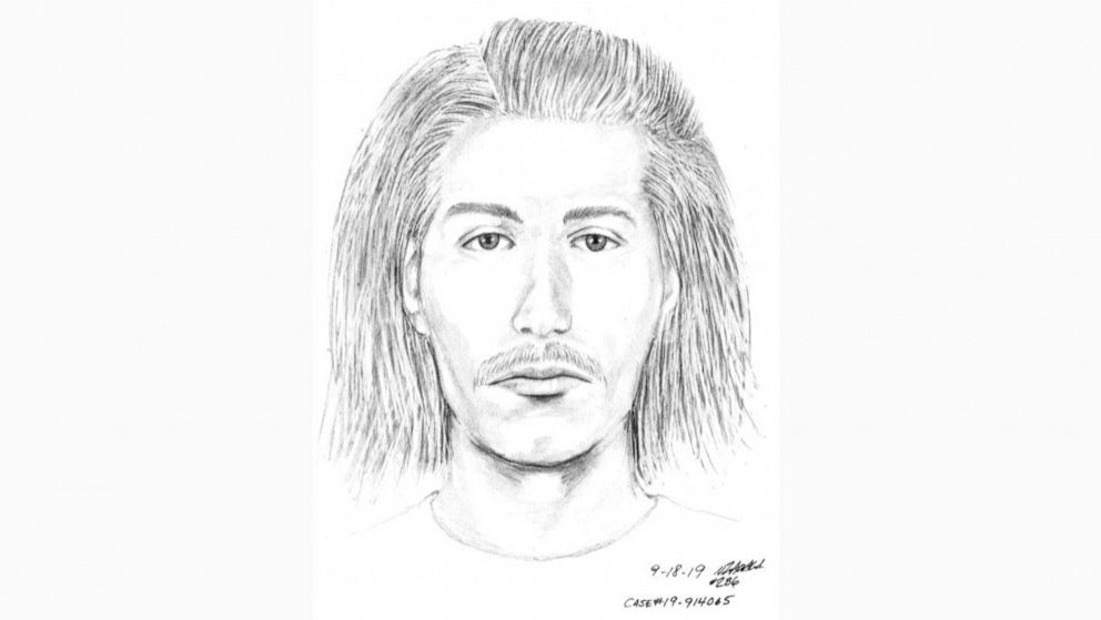 PHOTO: Police released a sketch of a suspect involved in an attack on an elderly man at a cemetery in Santa Clara, Calif., that took place Sept. 14, 2019.