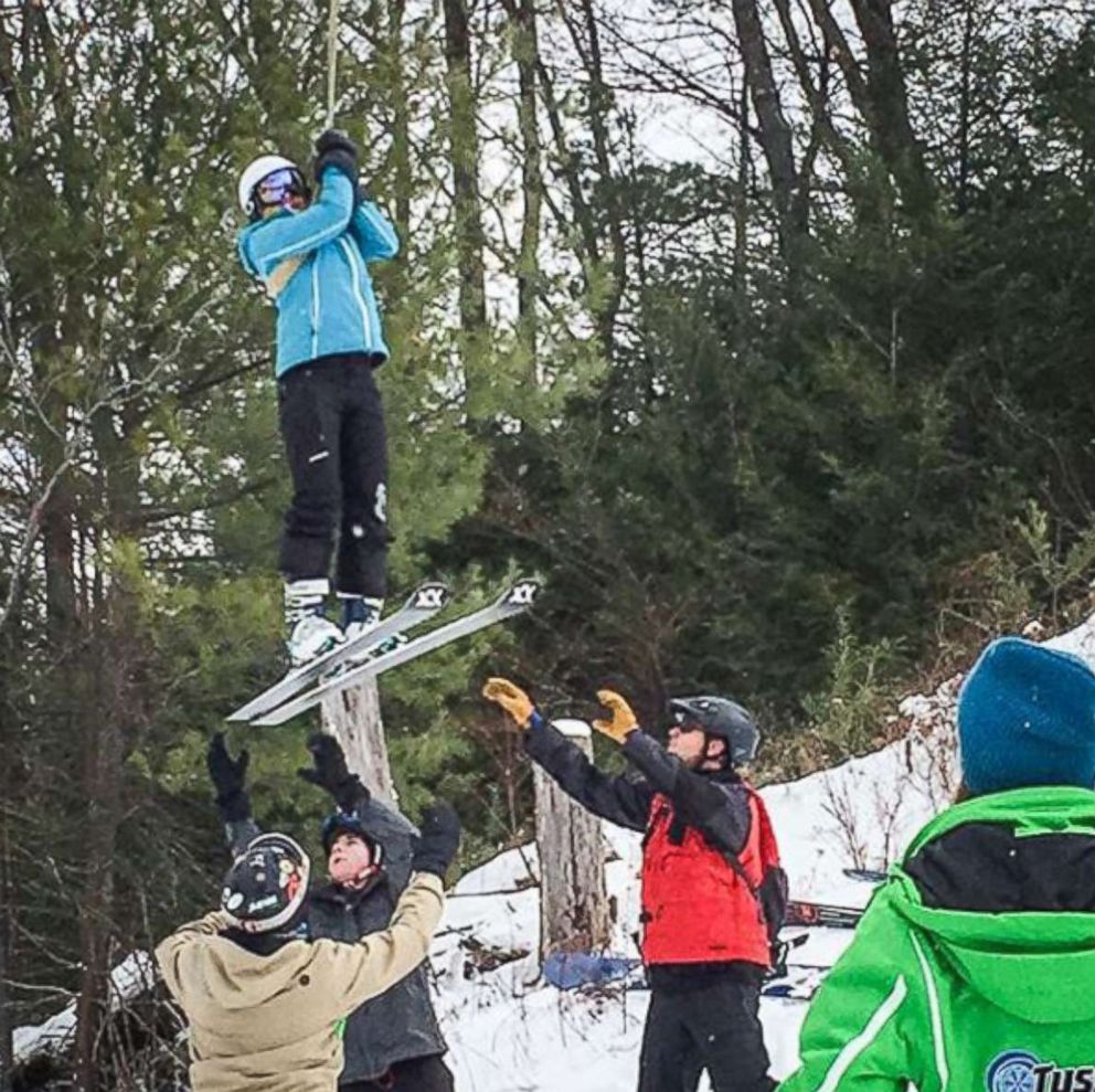 PHOTO: @nicks821 posted this photo to Instagram on Dec. 16, 2017 of a rescue at Tussey Mountain Ski Resort in Centre County, Pa.