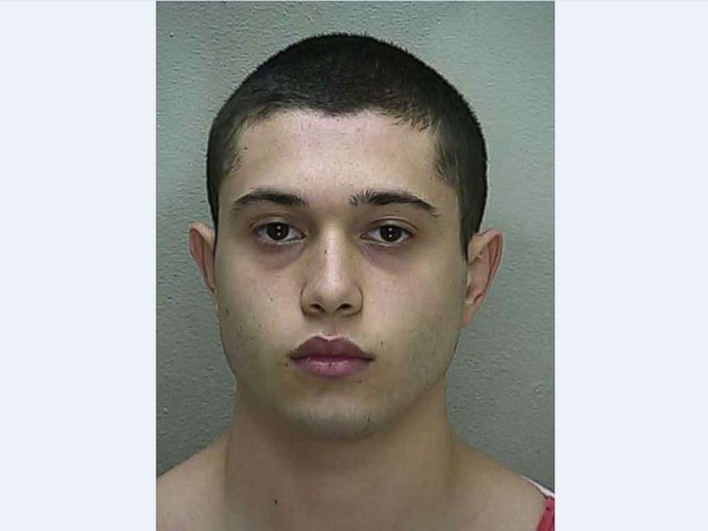 Sky Bouche, 19, faces eight charges, including terrorism and aggravated assault with a firearm, after allegedly shooting a student at Forest High School in Ocala, Fla., on Friday, April 20, 2018.
