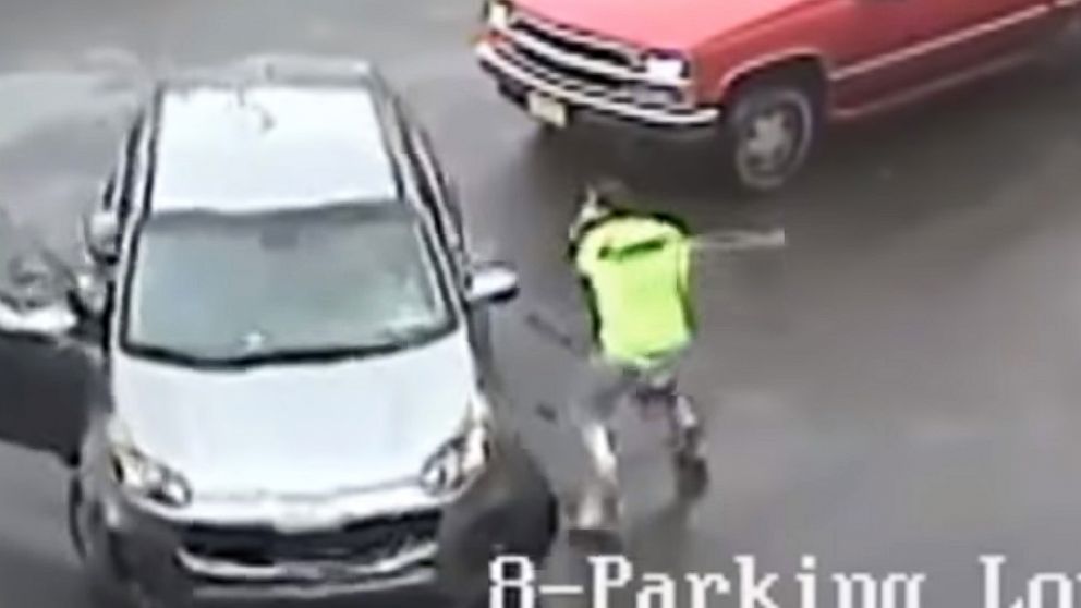 PHOTO: A man is wanted for attacking an SUV with a sledgehammer in Philadelphia, May 22, 2018.